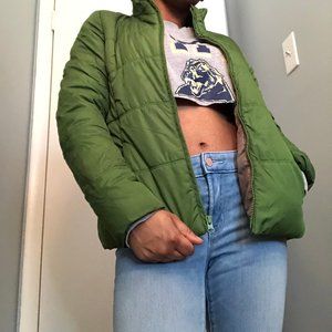 Green Puffer Jacket